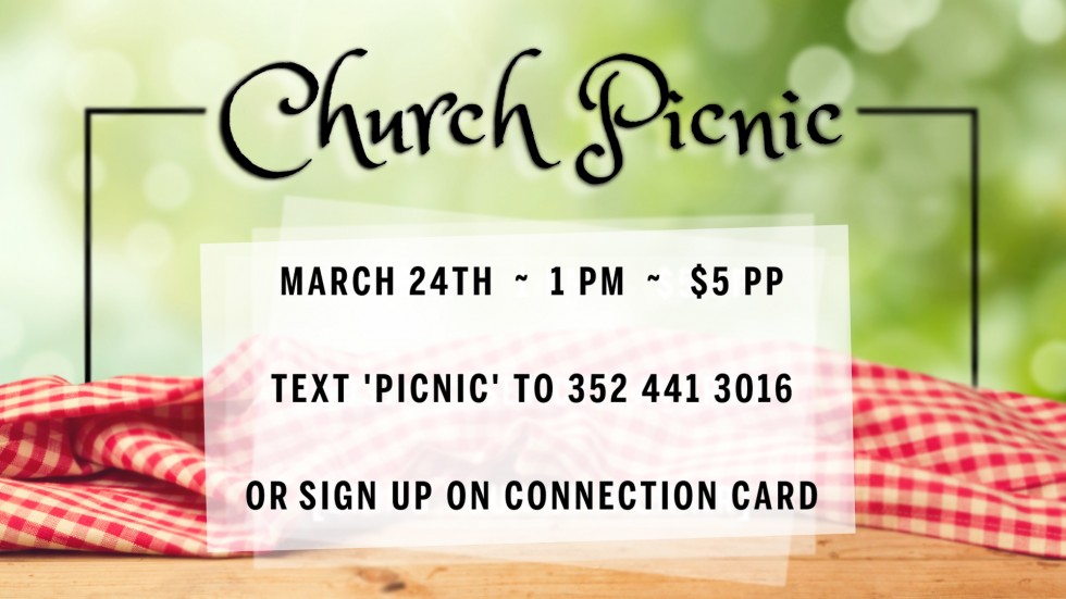 Church Picnic March 24th
